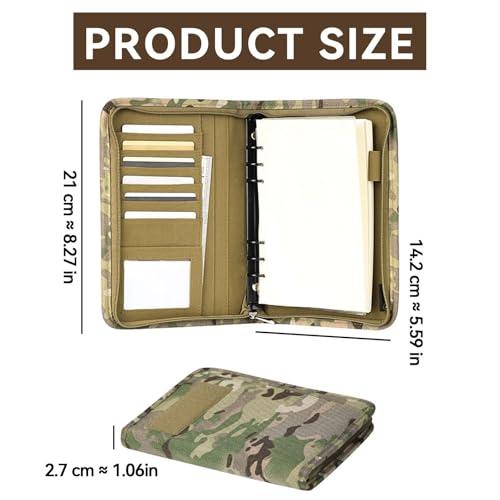 Porte-documents tactique haut de gamme camouflage format A5 - 2