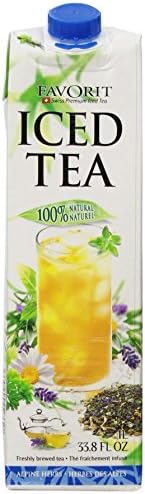 Favorit Iced Tea, Alpine Herbs, 33.8-Ounce (Pack of 6)