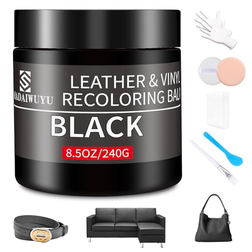Leather Recoloring Balm Black