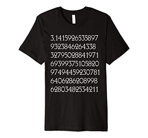Cool Math Teacher Pi Digits Premium T-Shirt