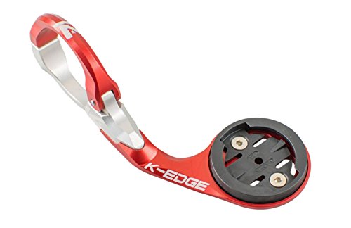 K-EDGE Uniseks - volwassenen K13-1500R Garmin Race Mount houders, Red Anodize, One size