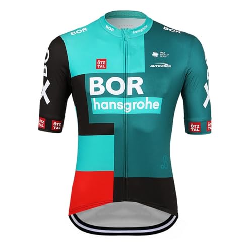 SGCIKER 2022 Herren World Tour Team BORAHansgrohe Radtrikot, kurzärmliges...