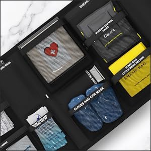 Miniatura 7 de Kit de primeros auxilios y RCP para la familia, kit médico de emergencia para toda la familia, niños, niños y jóvenes. Perfecto para camping,