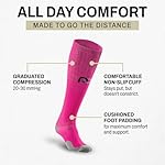 PRO Compression Running Marathon Socks - Calf-Length Travel and Sports Compression Socks for Foot and Ankle Support, Unisex - Image 4