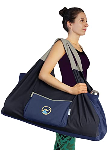 JoYnWell Large Yoga Mat Bag w/4 Zipper Pockets