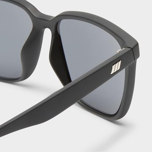 Le Specs Women's Fair Game Sunglasses, Black/Smoke Mono, One Size3