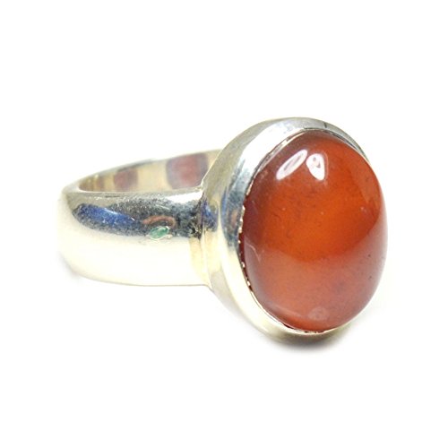 Bague homme argent ovale rouge le cadeau idéal pour marquer un moment unique