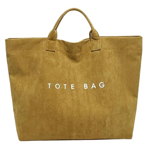 Sac fourre-tout en daim Gcroet grand format pour femmes et filles