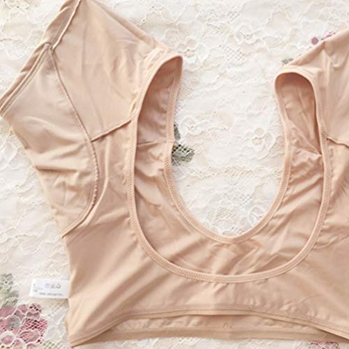 SUPVOX Suéter para axila, colete respirável, roupa íntima para esportes femininos (Bege tamanho G),
