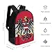 Emblem of Austria Austrian Flag Backpack Travel Daypack Laptop Bag Shoulder Bags with Pocket for Work Shopping