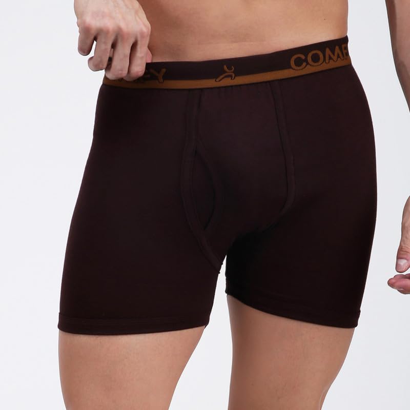 Image of Amul Comfy Men's Trunk Underwear | Soft Outer Elastic | Soft Waistband | Breathable Comfortable Innerwear | Pack of 10 | Color May Vary