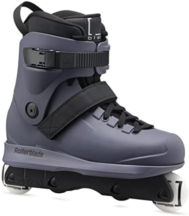 Rollerblade Blank Team Unisex Adult Fitness Inline Skate, Gray, Urban Performance Inline Skates