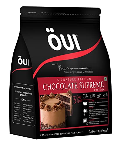 Image of OUI Signature Edition Chocolate Supreme Cake Mix I Egg-Based Recipe I Instant Cake Mix Powder | 1kg