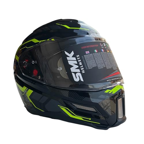 Image of SMK Agnar TEKTRON Full Face Dual Visor Helmet, ISI, DOT & ECE 22.06 Certified, Pinlock 30 Insert