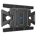 Mounting Dream Ultra Slim TV Wall Mount for 26-75 Inch Television, Full Motion Bracket with Smooth Extension, Swivel and Tilt, 1.38” Thin Low Profile TV Mount Fits 16'' Studs, Up to 400x400mm, 88lbs