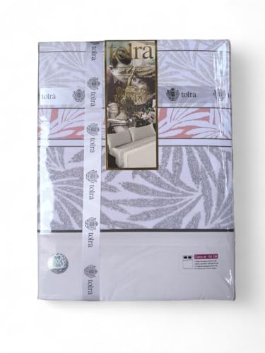 Sabanas Tolra con Altura Premium - para Cama - En Color Beis- Mº Carla- Combinación de 50% Poliéster y 50% Algodón Amplia Variedad de Tamaños y Garantía. (Cama 135CM)