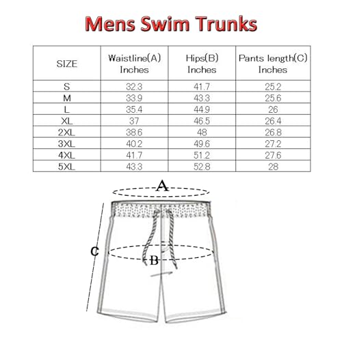 Custom Swim Trunks with Face for Men Personalized Beach Swim Shorts with Photo Logo Gift for Men's 6
