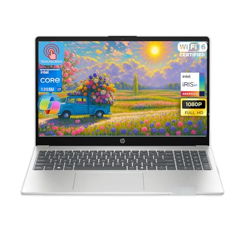 cefesfy Customized Laptop, Created Using HP 15.6' FHD Touchscreen Laptop (Intel 10-Core i7-1355U, Up...