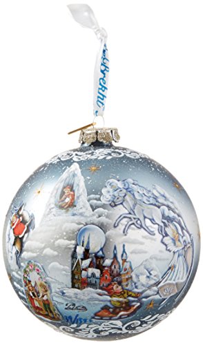 G. Debrekht Limited Edition Snow Queen Glass Ball Ornament, 5.5"