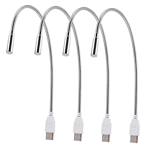HOLIDYOYO Computer Light 4 Pack Led Keyboard Night Light Flexible Eye-Care Reading for Office Living Room Travel