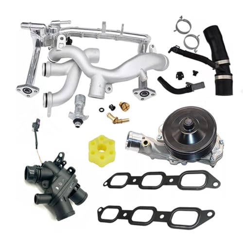 SCuteitus LR092992 LR090630 LR049990 Cooling System Upgrade Kit LR048474 C2Z27933 AJ811340 Compatible for Jaguar Land Rover 3.0 V6