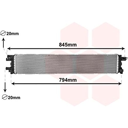 VAN WEZEL Radiatore, Raffreddamento motore 03002366 Compatibile con: AUDI A4 Allroad B8, A4 B8, A4 B8 Avant, A5, A5 Cabriolet, A5 Sportback, A6 C7, A6 C7 Avant, A7 Sportback, A8 D4, Q5