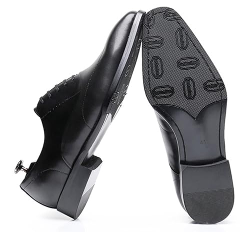 Mens Oxfords Formal Dress Shoes Genunie Leather Modern Suit Shoes Fashion Prom Wedding Business Casual Derby Tuxedo Shoes for Men4