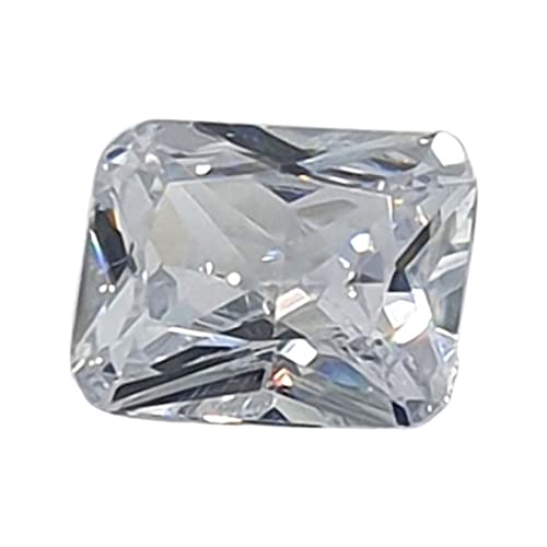 Oxyde de zirconium rectangulaire d'une pure brillance éclatante pour haute joaillerie
