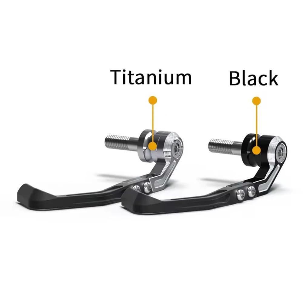 Compatible con Ninja 1000SX (2020-2023), protección de Palanca de Freno, Kit de Accesorios Protectores de Palanca de Freno y Embrague(Titanium)