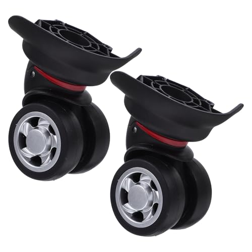 TEHAUX スーツケース用交換用ホイール2個:スーツケース用回転キャスター - 荷物用ホイール ローラー 旅行用トランクキャスター 荷物用修理部品