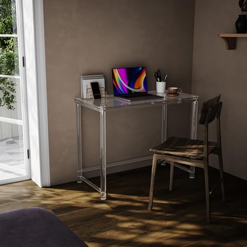 Hmyhum 00900 Acrylic Desk, Clear Desk thumb #5