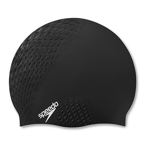 Speedo Unisex Adult Bubble Active + Cap Swimming Cap Black One Size
