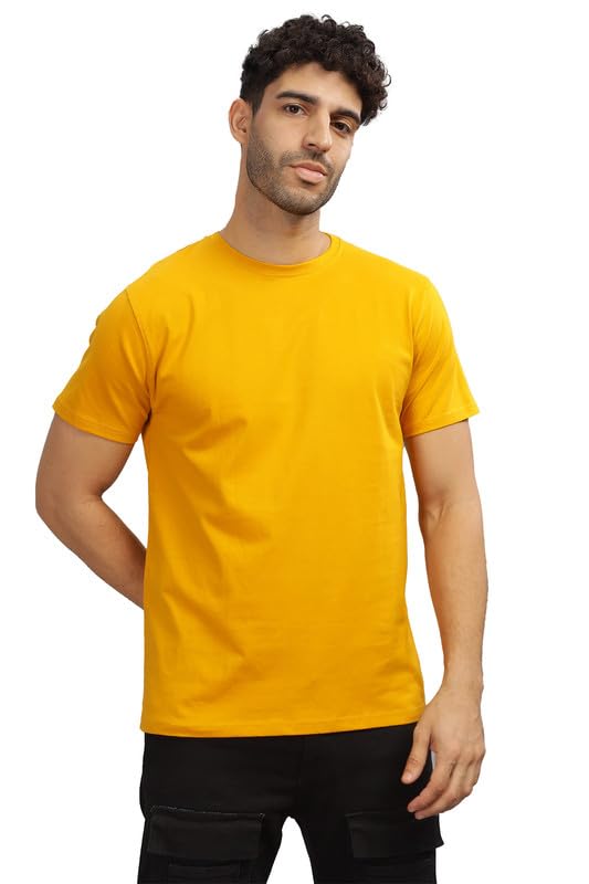 Image of XENOVAURBAN Unisex Regular Cotton Solid Color Tshirt