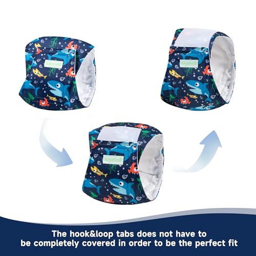 Image of wegreeco Small Dog Diapers Male,Reusable Belly Bands for Male Dogs,Washable Doggie Puppy Male Diapers Wraps,Medium Large Size (5 Pack XX-Large, Pixiesprite)