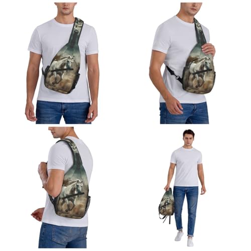 Mochila tipo bandolera pequeña para senderismo urbana miniatura 7