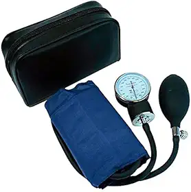 Aparelho De Pressão Manual Esfigmomanômetro Premium Cores (Azul)