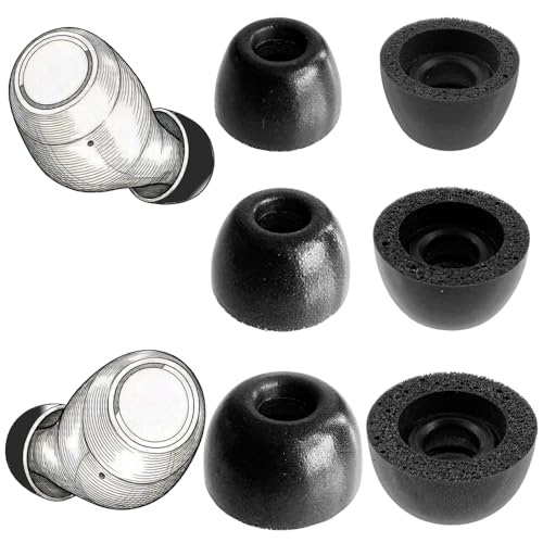 TENNMAK �ᔽ���f�ރC���[�`�b�v �����p JLab Go Pop+ / Go Air Pop/Go Sport+ / Go Air Sport/JBuds Mini/Epic Sport ANC 3�C���z���C���[�p�b�h�p