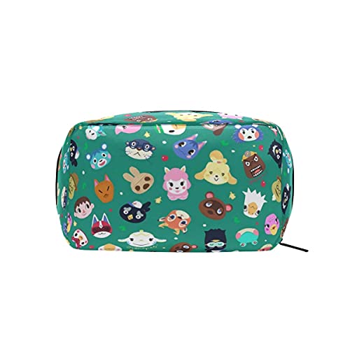 Cosmetic Bag Portable and Suitable for Travel Animal Crossing Pattern Makeup bag with Zipper Pencil Bag Pouch Wallet2