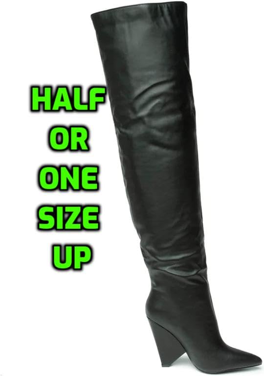 Liliana Women's Over The Knee Thigh High Wedge Heel Boots2