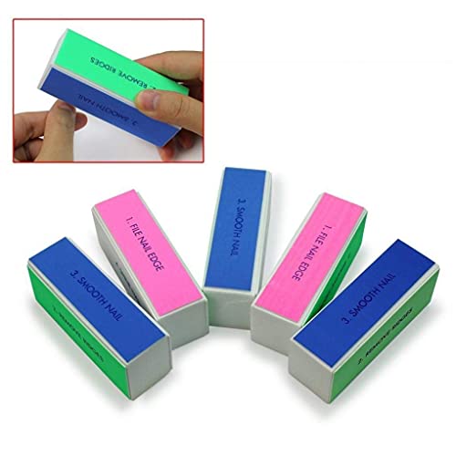 Ruluti 5pcs Nagel-Kunst Shiner Buffer 4 Ways Polish Schleifen Datei-Block Maniküre Produkt – Bild 6