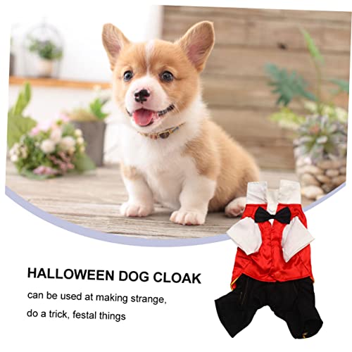 Disfraz de vampiro para perro Halloween tamaño S miniatura 6