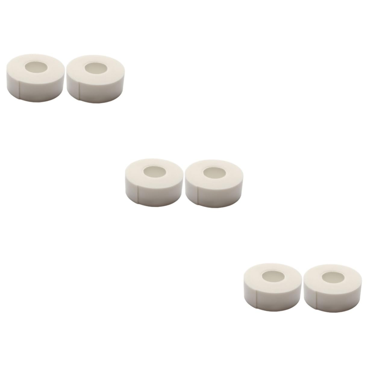 Gogogmee 3sets Eyelash Extension Adhesive Tape Foam Lash Grafting Isolation Patches Easy Peel-off Eyelash Extension Tape 2pcs*3