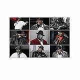 Vintage Patrice O Neal Poster Quote Poster Portrait Art Poster (8) Canvas Painting Posters And Prints Wall Art for Living Room Bedroom Decor 30x20inch(75x50cm) Unframe-style