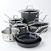 Cuisinart 11-Piece Cookware Set, Black, Chef's Classic Nonstick Hard Anodized, 66-11 #2