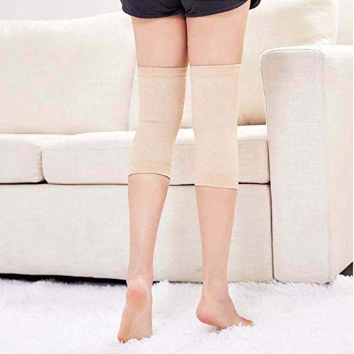Image of (One Pair) Unisex Bamboo Fabric Knee Sleeves for Knee support, circulation improvement & Pain Relief,Sport Compression for Running, Pain Management, Arthritis Pain Women & Men