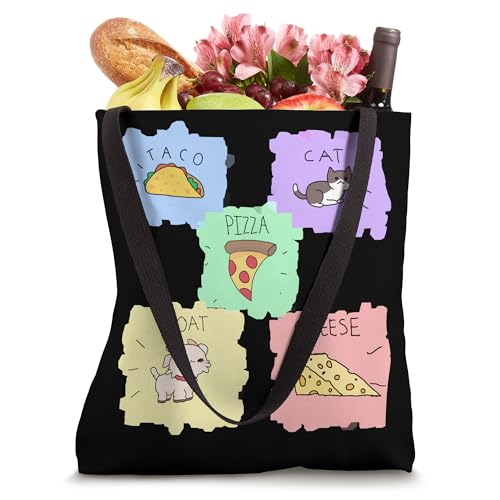 Taco Cat Goat Cheese Pizza Artwork 2 Tote Bag miniatura 4