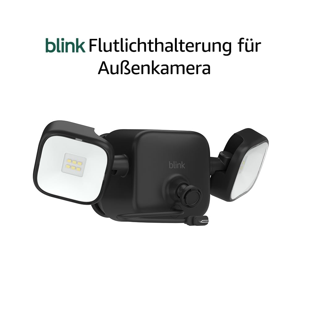 Blink Flutlichthalterung für Außenkamera (neueste Generation) | Kabelloses LED-Flutlicht mit 700 Lumen, zwei Jahre Batterielaufzeit | Benötigte Kamera und Sync-Modul nicht enthalten