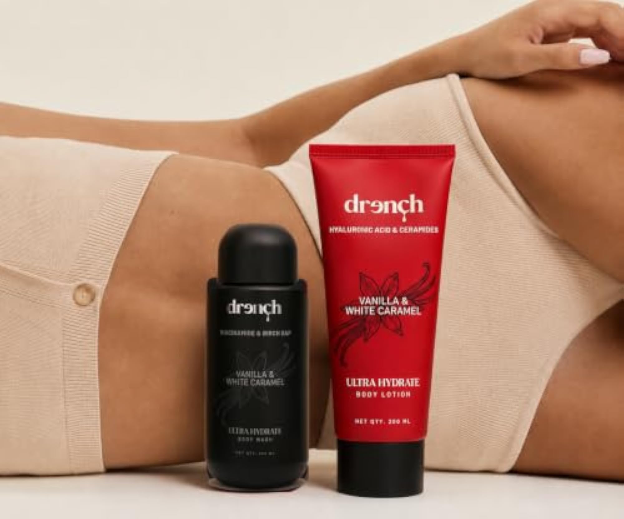 Vanilla & White Caramel Body Wash & Lotion Combo