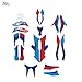 Motorcycle Decal Accessories Compatible for BMW S1000RR M1000RR 2019-2024 Full Car Modified Waterproof Sticker