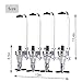HAPYFMSHI Wall-Mounted House Liquor Dispenser | Alcohol Station Cocktail Tap, Push-Release Valves, Home Bar, Man Cave | Easy Assemble - Wooden Board NOT Included (4 Bottle)